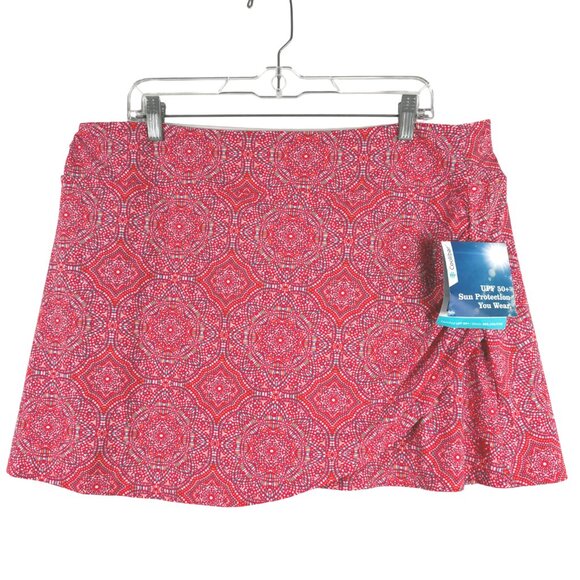 Coolibar Big Wave Swim Skort Womens XL Printed Multicolored NWT SS-1892 - Picture 1 of 12